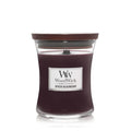 WoodWick Scented Candle Medium Spiced Blackberry - 11 cm / ø 10 cm - Scented Candle in Glass - Wooden Wick