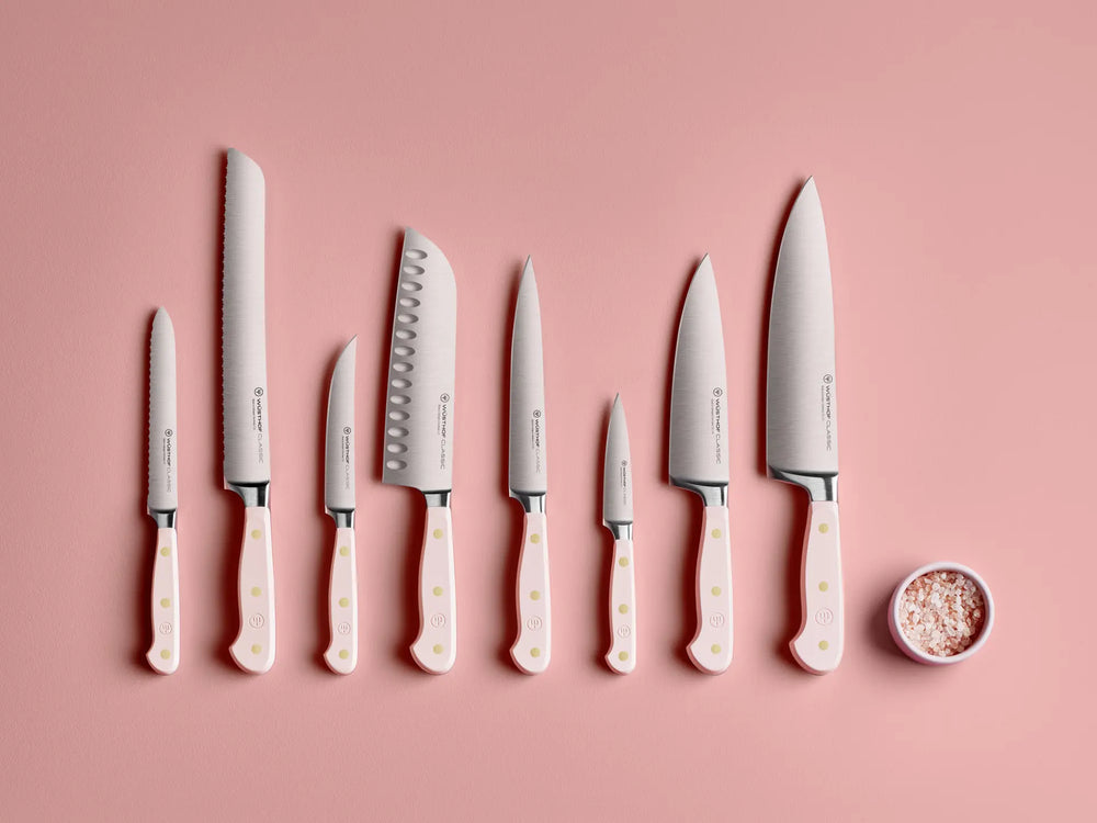 Wusthof Bread Knife Double Serrated Classic Pink Himalayan Salt 23 cm