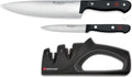 Wusthof Knife Set Gourmet - 3-piece (Chef's knife, office knive and Sharpener)