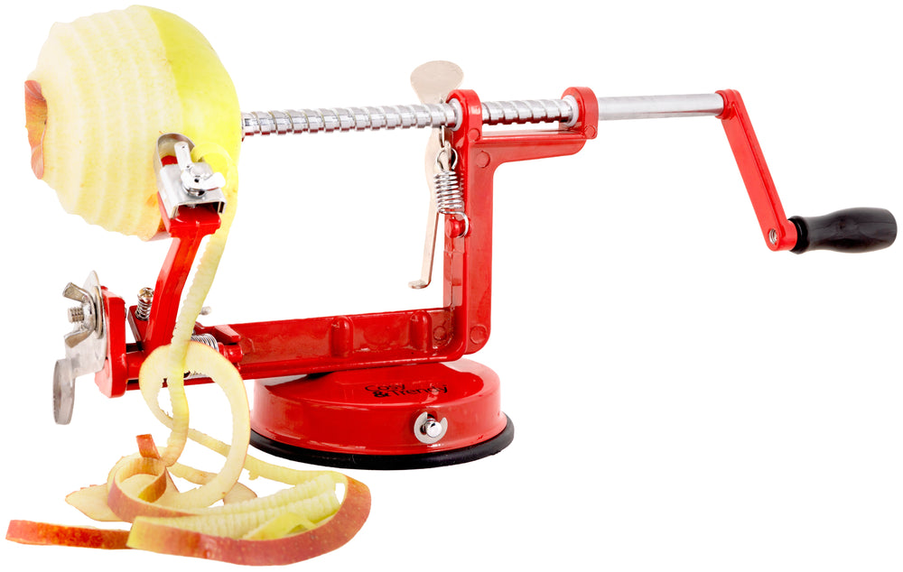 Cosy & Trendy Apple Peeler with Suction Cup - Red