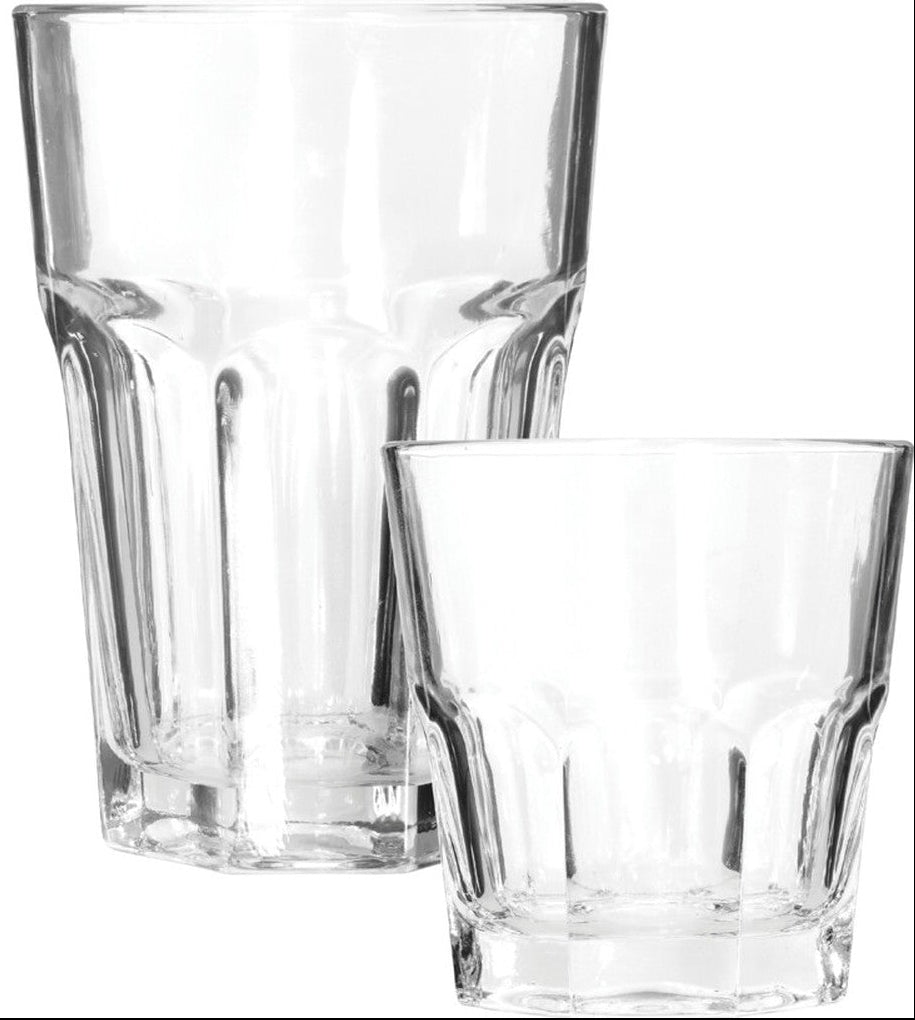 Cookinglife Waterglazen / Longdrinkglazen - Glas - 250 ml & 350 ml - 12 Stuks