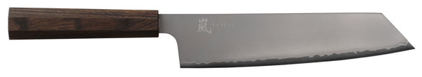 Yaxell Kiritsuke knife Hana 20 cm - 3 layer stainless steel - dark brown Pakka wood handle