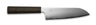 Yaxell Santoku knife Hana 16.5 cm - 3 layer stainless steel - dark brown Pakka wood handle