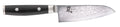 Yaxell Santoku Knife Blade 12.5 cm - 69-ply stainless damascus steel - canvas Micarta handle