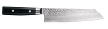 Yaxell Kiritsuke Knife Zen 20 cm - 37-ply stainless damascus steel - canvas Micarta handle