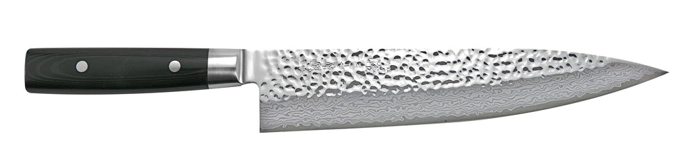 Yaxell Zen Chef's Knife 24 cm - 37-ply stainless damascus steel - canvas Micarta handle