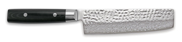 Yaxell Nakiri knife Zen 16.5 cm - 37-ply stainless damascus steel - canvas Micarta handle