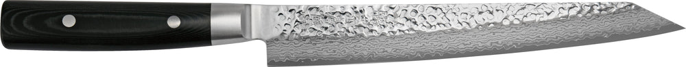 Yaxell Zen Meat Knife 23 cm - 37-ply stainless damascus steel - canvas Micarta handle