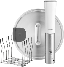 Zwilling Sous Vide Set (Sous Vide Stick, Sous Vide Rack and Sous Vide Lid) Enfinigy - White - 3 piece set