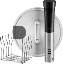 Zwilling Sous Vide Set (Sous Vide Stick, Sous Vide Rack and Sous Vide Lid) Enfinigy - Black - 3 piece set