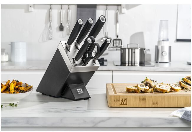 Zwilling Knife block - All Star - stainless steel - 7-piece - Anthracite