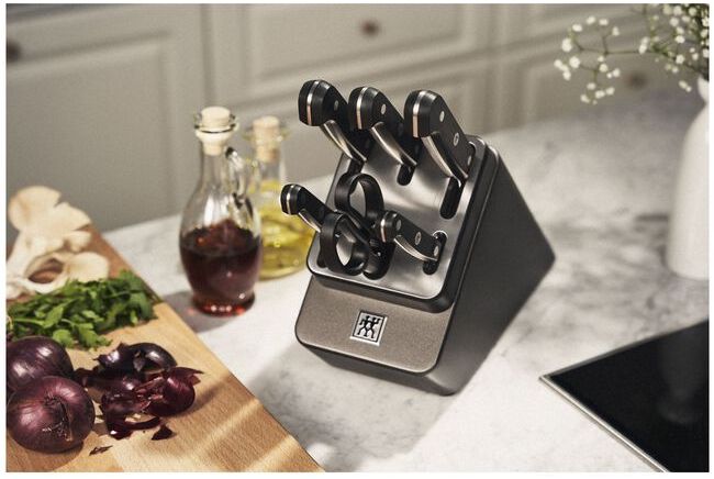 Zwilling Knife block - Gourmet - stainless steel - 7-piece - Anthracite