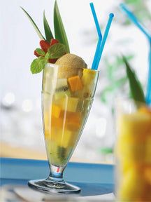 Bormioli Rocco Ice cream coupe - Ice cream glass - Milkshake glass - Rock Bar 380 ml - 6 pieces