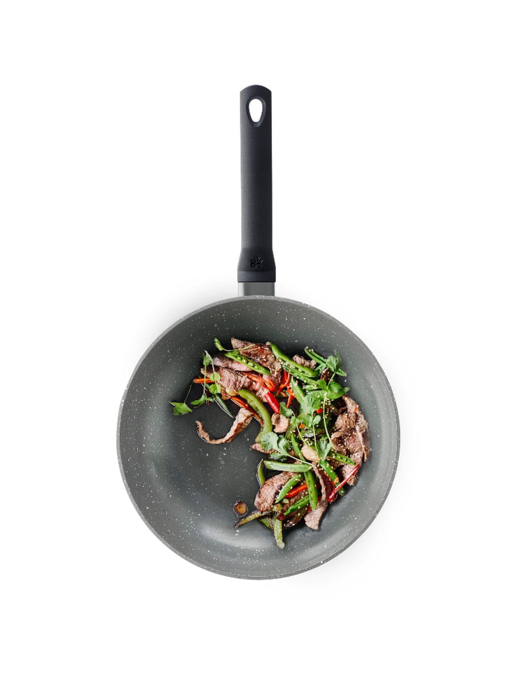 BK Wok pan Granite - Aluminum - ø 28 cm -. Ceramic non-stick coating