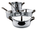 Alessi Cookware set Edo - PU100S7 - 4 piece set - by Patricia Urquiola