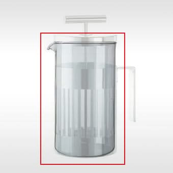 Alessi Spare glass - for cafeteria 9094-8, MGPF-8 & AKK19