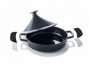 Alva Tagine - Nori - Cast Iron ø 28 cm - 3 liters - enameled non-stick coating + Free Leather Handles