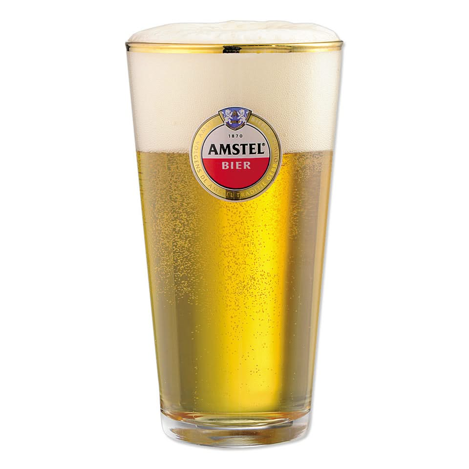 Amstel Beer Glass Vase - 250 ml