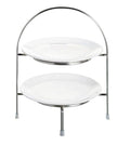 ASA Selection Etagere / Serving Tower A Table - Silver - ø 21 cm - 2-Layer