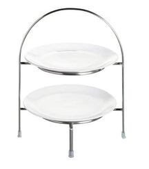 ASA Selection Etagere / Serving Tower A Table - Silver - ø 21 cm - 2-Layer