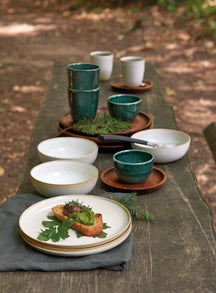 ASA Selection Deep Plates Seasons Sand ø 21 cm - 4 Pieces