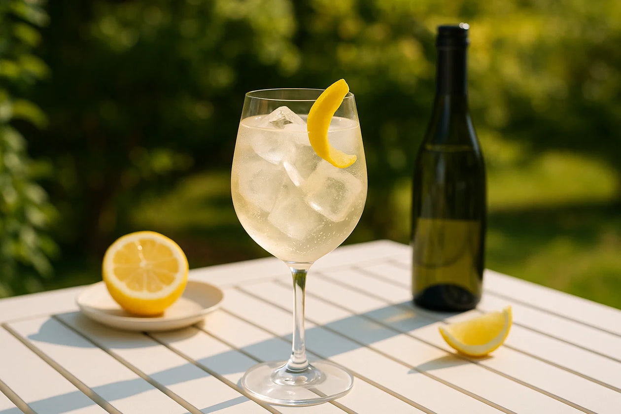 This light drink combines the unique, citrusy flavor of yuzu with bubbles and ice for a perfect summer refreshment.