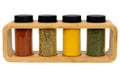 Cookinglife Spice Rack Bamboo 4-Piece