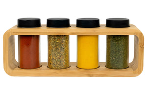 Cookinglife Spice Rack Bamboo 4-Piece