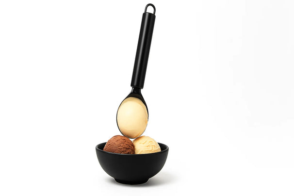 Cookinglife Ice Cream Spoon Black 19.5 cm