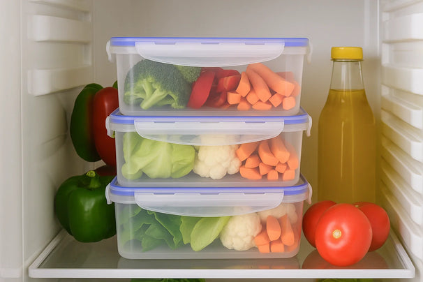 Cookinglife Clip & Fresh Storage Container 3.6 Liters - 25 x 18 x 10 cm - 3 Pieces