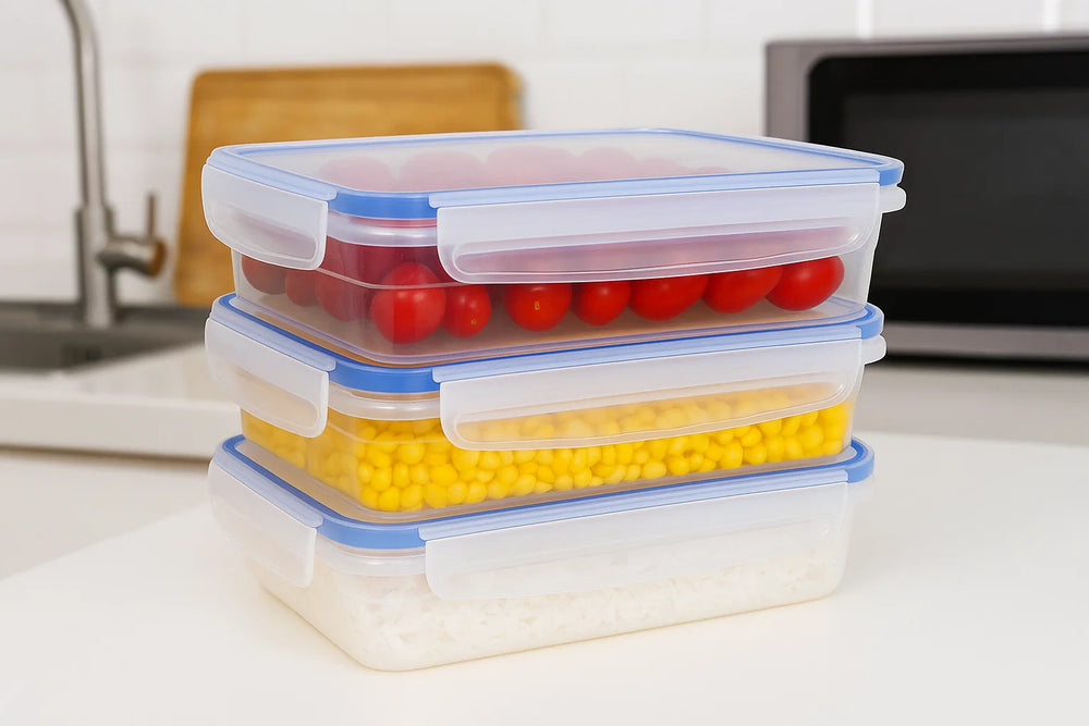 Cookinglife Clip & Fresh Storage Container 1.4 Liter - 23 x 16.5 x 6.5 cm - 3 Pieces