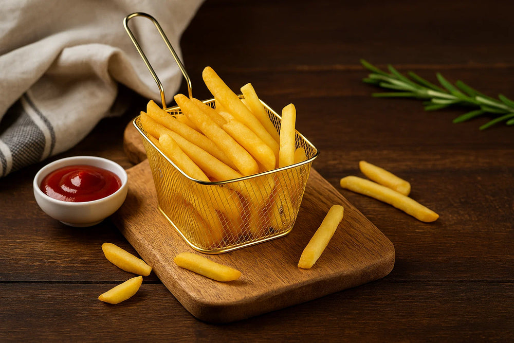 Cookinglife Fries basket Basket Gold 14 x 11 x 7 cm