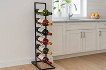 Cookinglife Wine Rack Bar Essentials Black - 6 Bottles