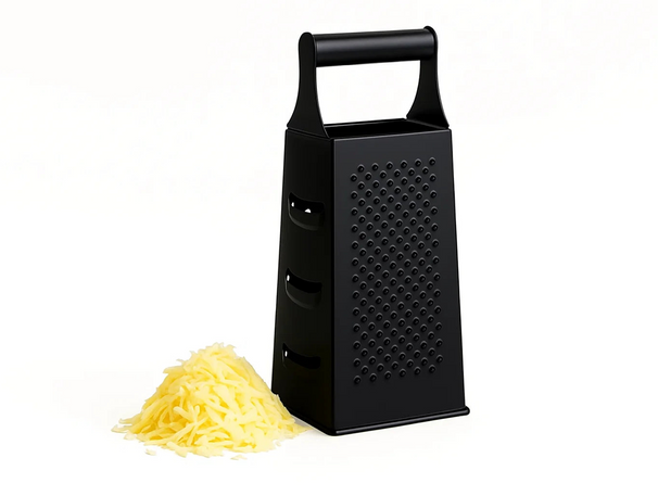 Cookinglife Tower Grater Grater Four-sided Black