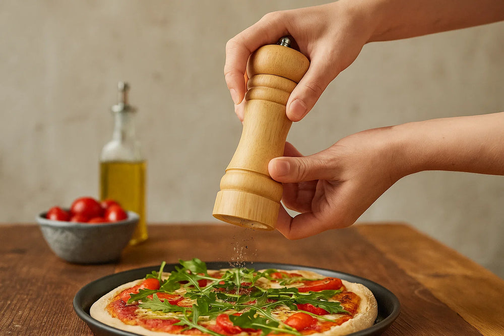 Cookinglife Salt Mill Rocca Natural - Ceramic Mill - 16.5 cm