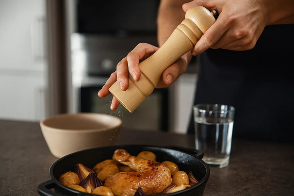 Cookinglife Salt Mill Rocca Natural - Ceramic Mill - 21.5 cm