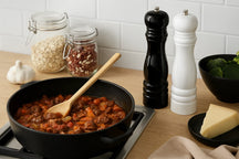 Cookinglife Pepper and Salt Mill Set Rocca Black / White Glossy - 21.5 cm