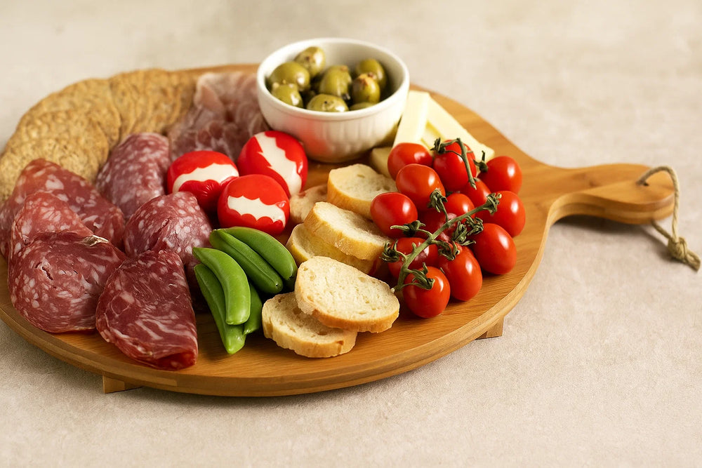 Cookinglife Serving Board Cosy XXL Organic Bamboo ø 42 cm