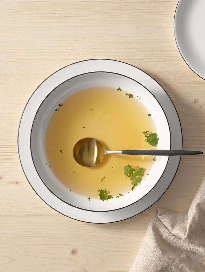 ASA Selection Deep Plates / Pasta Bowls A Table Ligne Noire ø 22 cm - 4 Pieces