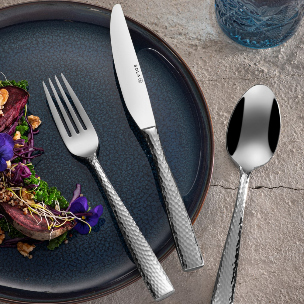 Sola Cutlery Set Aura - 18/10 Stainless Steel - 50 pieces / 6 people
