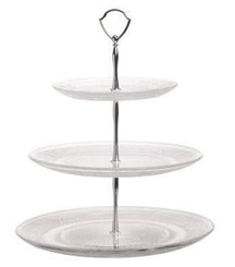 Cosy & Trendy Etagere / Serving Tower Retro - Glass - ø 18, 25 & 29 cm - 3 Layer