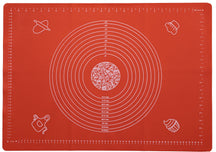 Sareva Baking mat - Silicone - Red - 70 x 50 cm - Also suitable as an oven mat