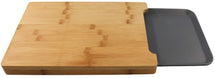 Organic Bamboo Cutting board  - with Receptacle 38 x 26 cm