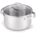 BEKA Cooking Pot with Glass Lid - Cicla - Stainless Steel - Ø 24 cm - 5.2 Liters - Suitable for all heat sources