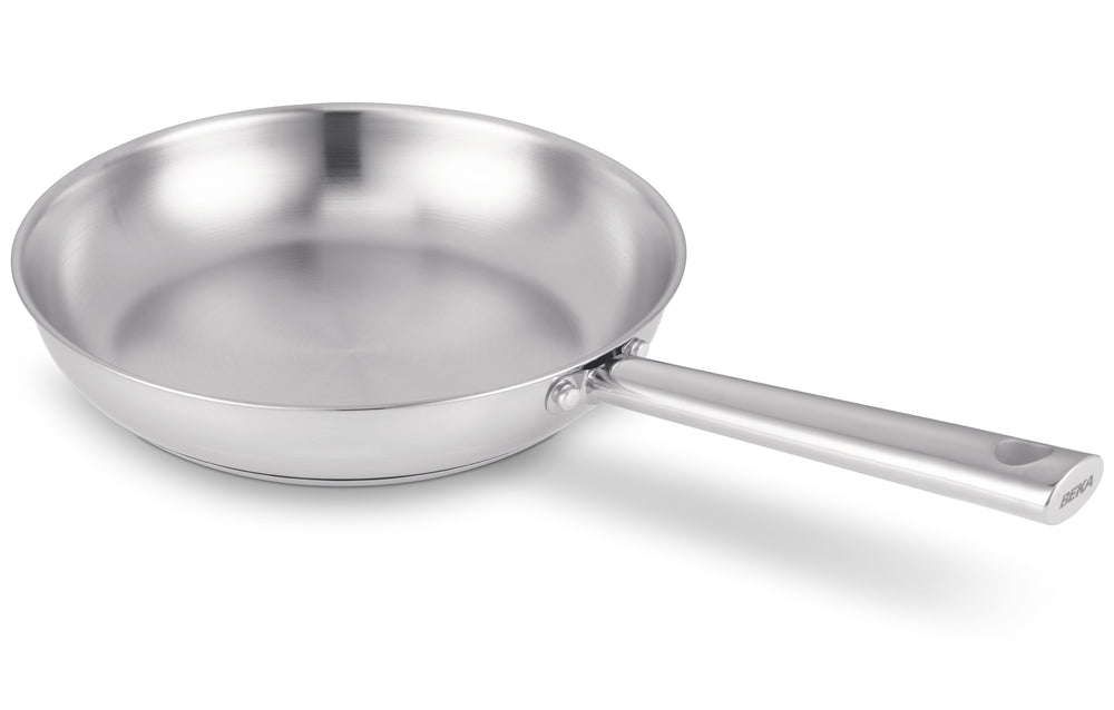 Beka Frying Pan Cicla - Stainless Steel - ø 24 cm - suitable for all heat sources - without non-stick coating