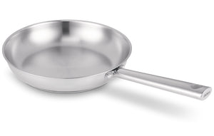 Beka Frying pan Cicla stainless steel Ø 24 cm – suitable for all heat sources – ceramic non-stick coating 
