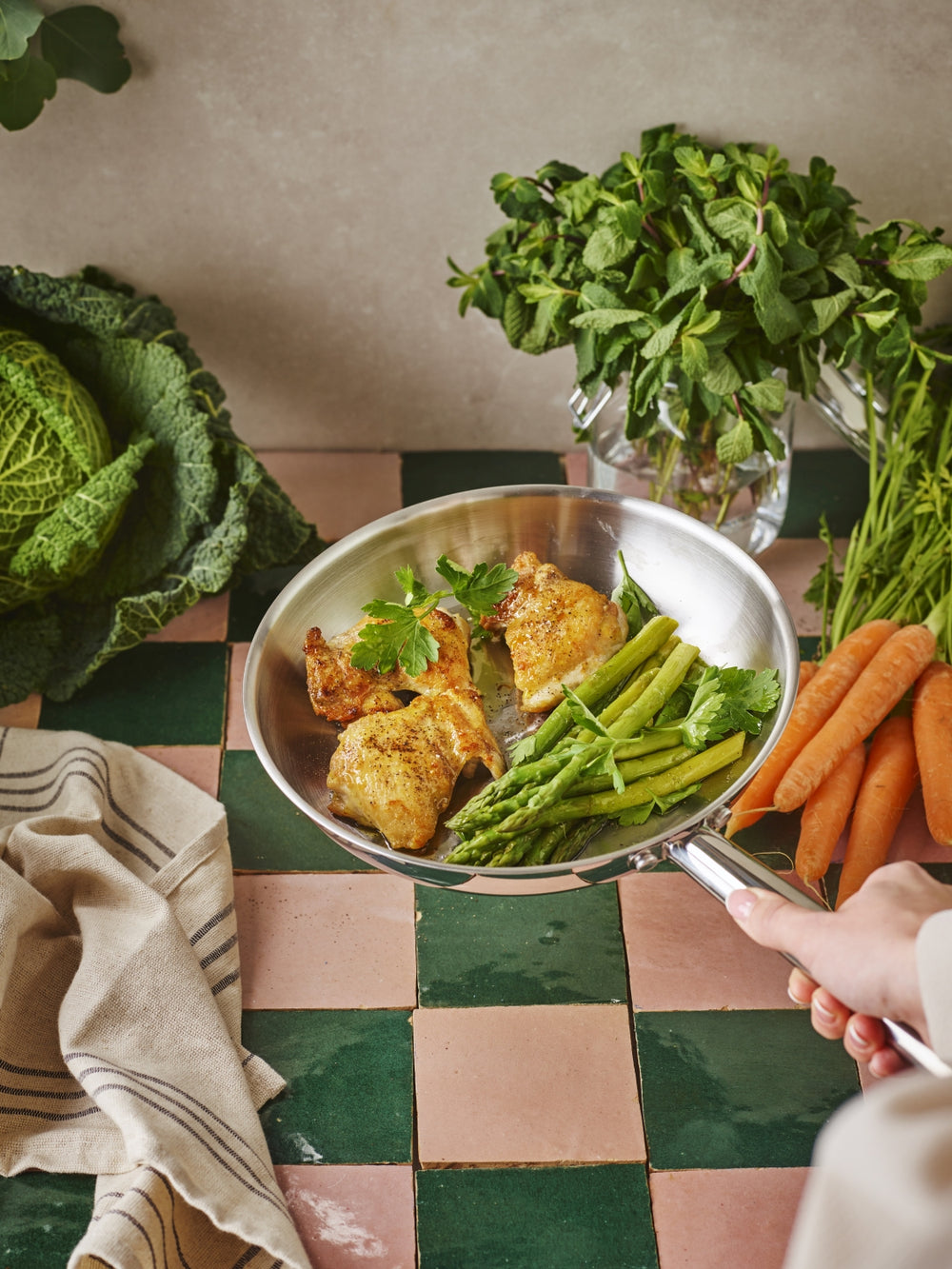 BEKA Frying Pan Cicla - Stainless Steel - ø 28 cm - without non-stick coating - suitable for all heat sources