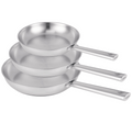 BEKA Frying Pan Set Cicla - Stainless Steel - ø 20, 24 & 28 cm - without non-stick coating - suitable for all heat sources