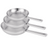 BEKA Frying Pan Set Cicla - Stainless Steel - ø 20, 24 & 28 cm - without non-stick coating - suitable for all heat sources