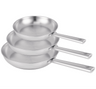 BEKA Frying Pan Set Cicla - Stainless Steel - ø 20, 24 & 28 cm - without non-stick coating - suitable for all heat sources